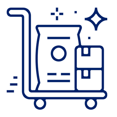 Preparation for the packing material and tea ingredients